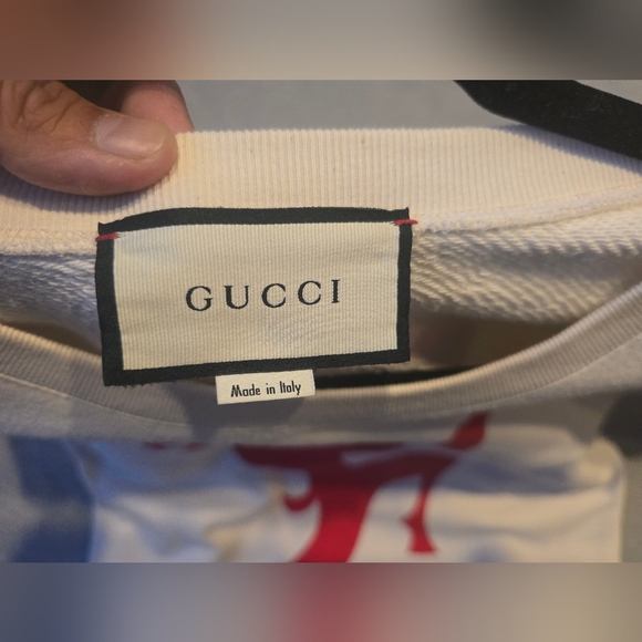 Gucci Chateau Marmont Graphic Sweatshirt Altered to Sz Medium - Picture 9 of 16